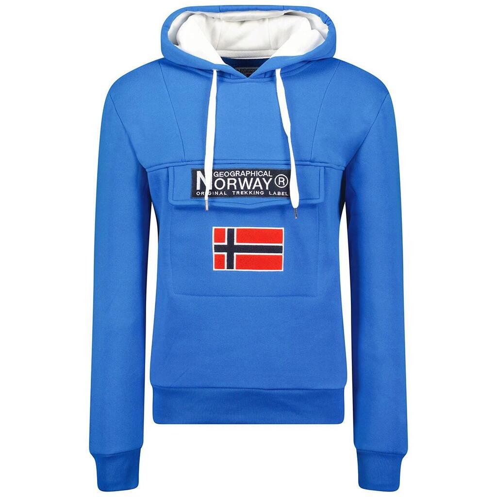 GEOGRAPHICAL NORWAY Bluza GADRIEN BLUE-WHITE DB MEN 054 Sneakers Blue