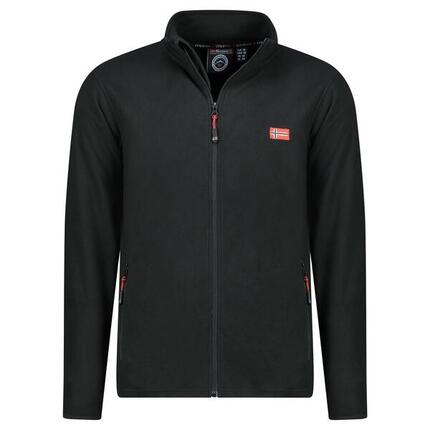 Geographical Norway ULYSSE FZ BLACK DB MEN 224 — polar męski, czarny.