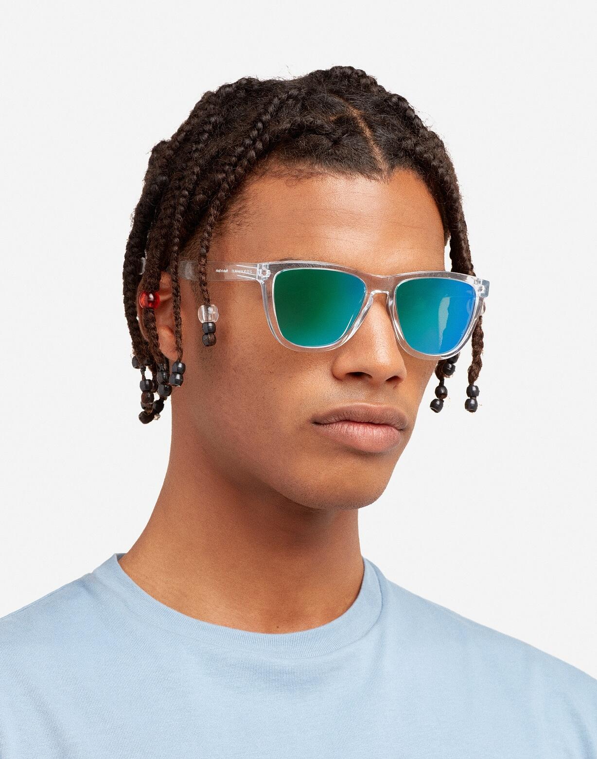 HAWKERS - Lunettes de Soleil pour Homme et Femme POLARIZED AIR EMERALD - ONE Raw 6/7