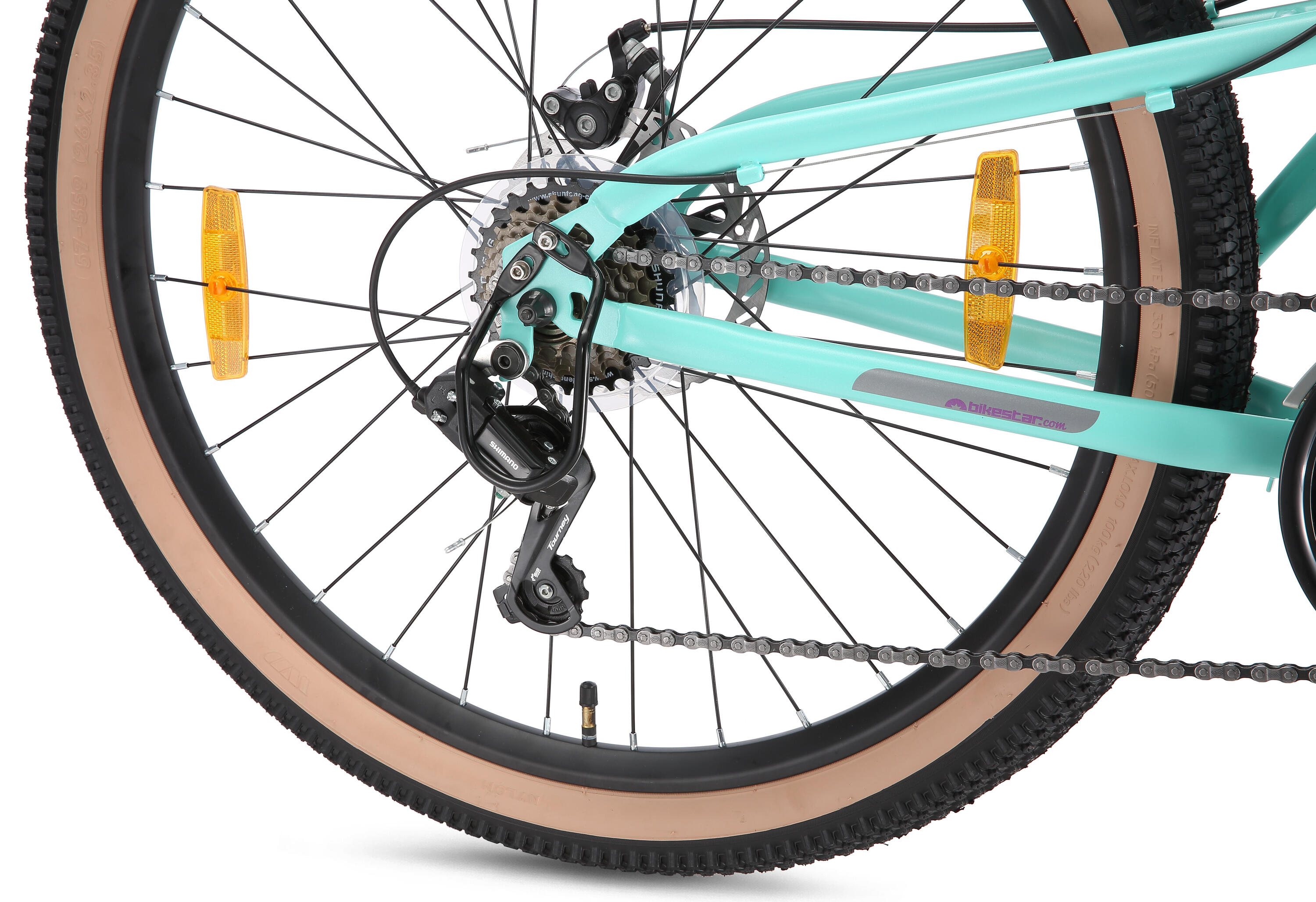VTT 26", tout suspendu, 21 vitesses, frein à disque 6/7