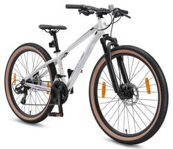 VTT 26" aluminium, semi-rigide, 21 vitesses, frein à disque