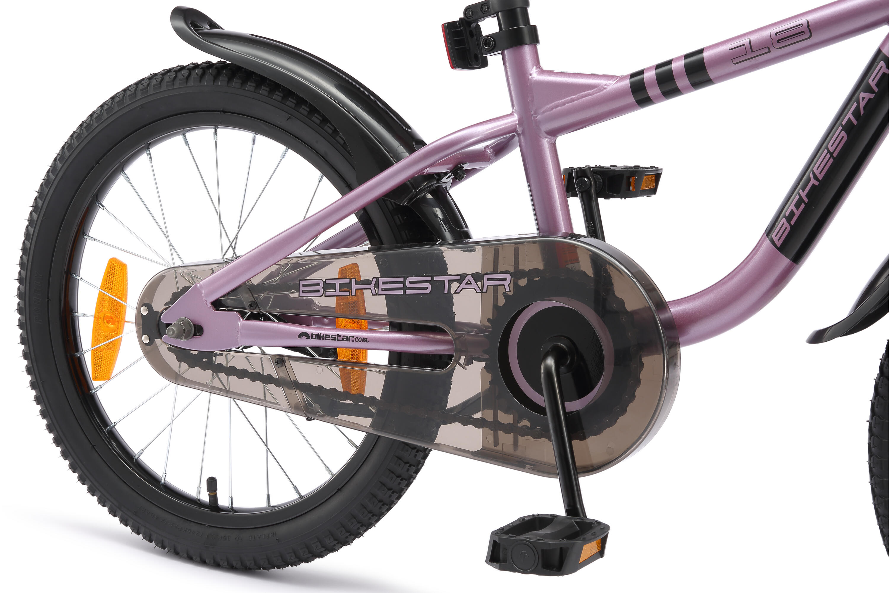 Vélo enfant 18 pouces à partir de 5 - 7 ans, VTC Sport 5/7