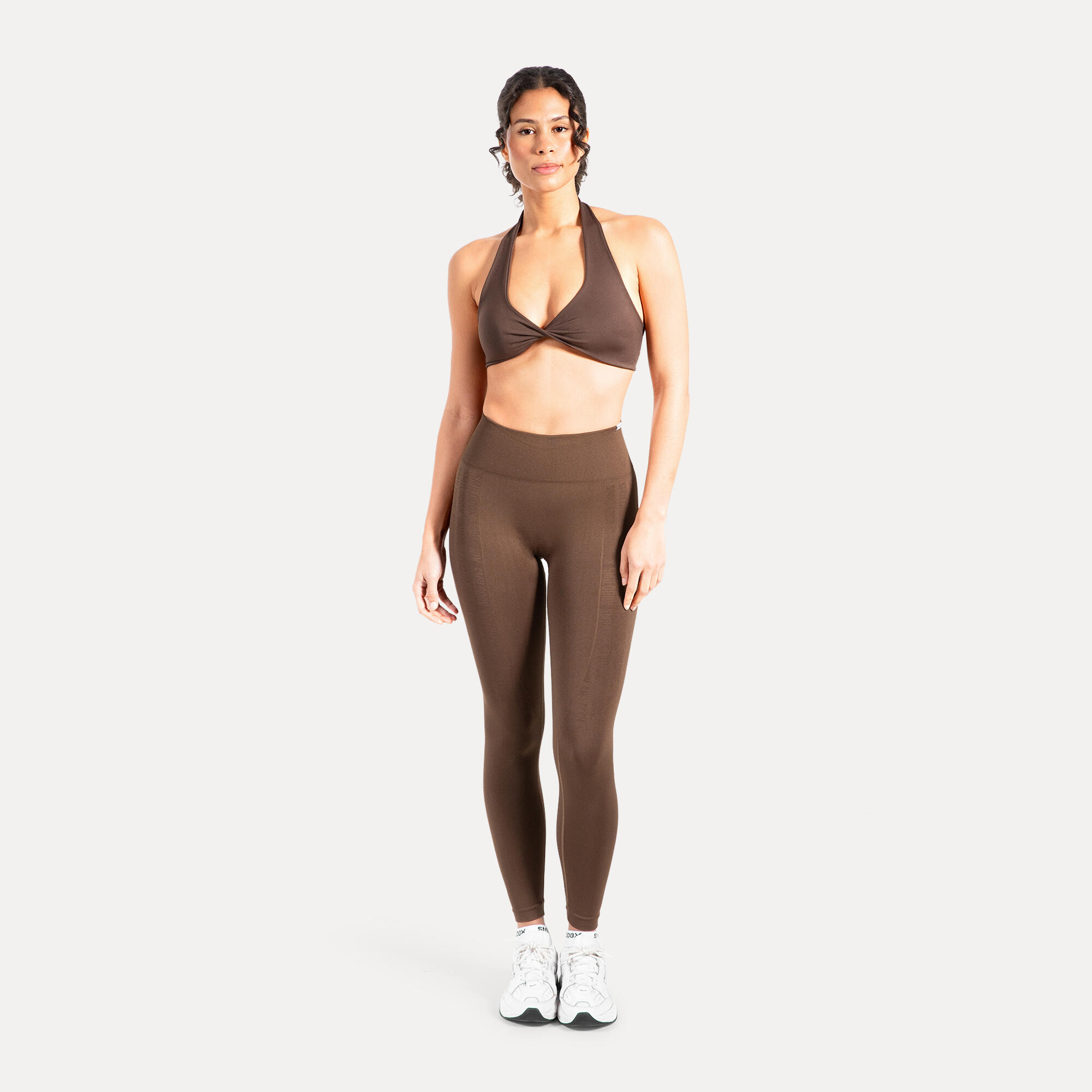 Damen Sport BH Myrah Dunkelbraun 3/5