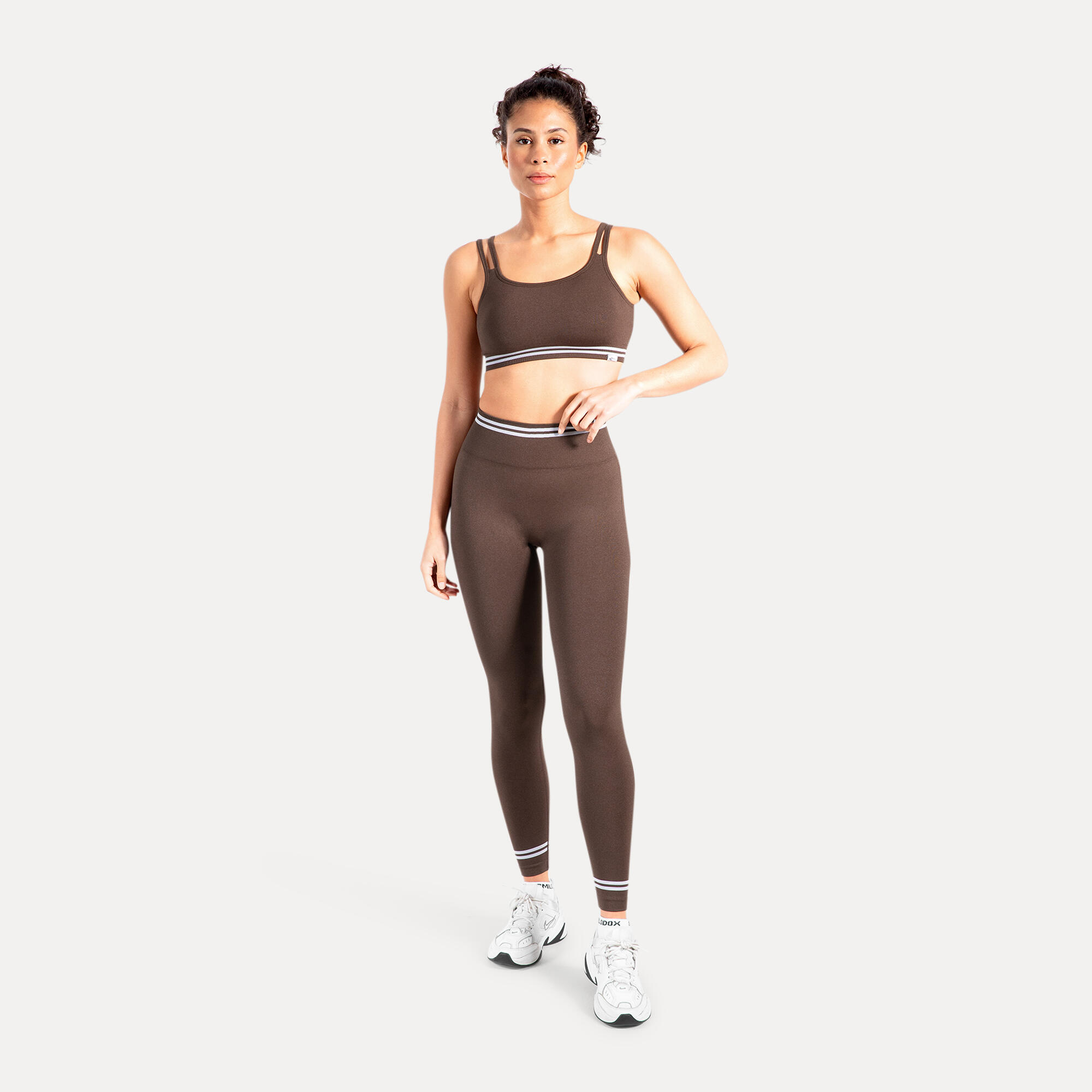 Damen Sport BH Miriel Dunkelbraun 3/5