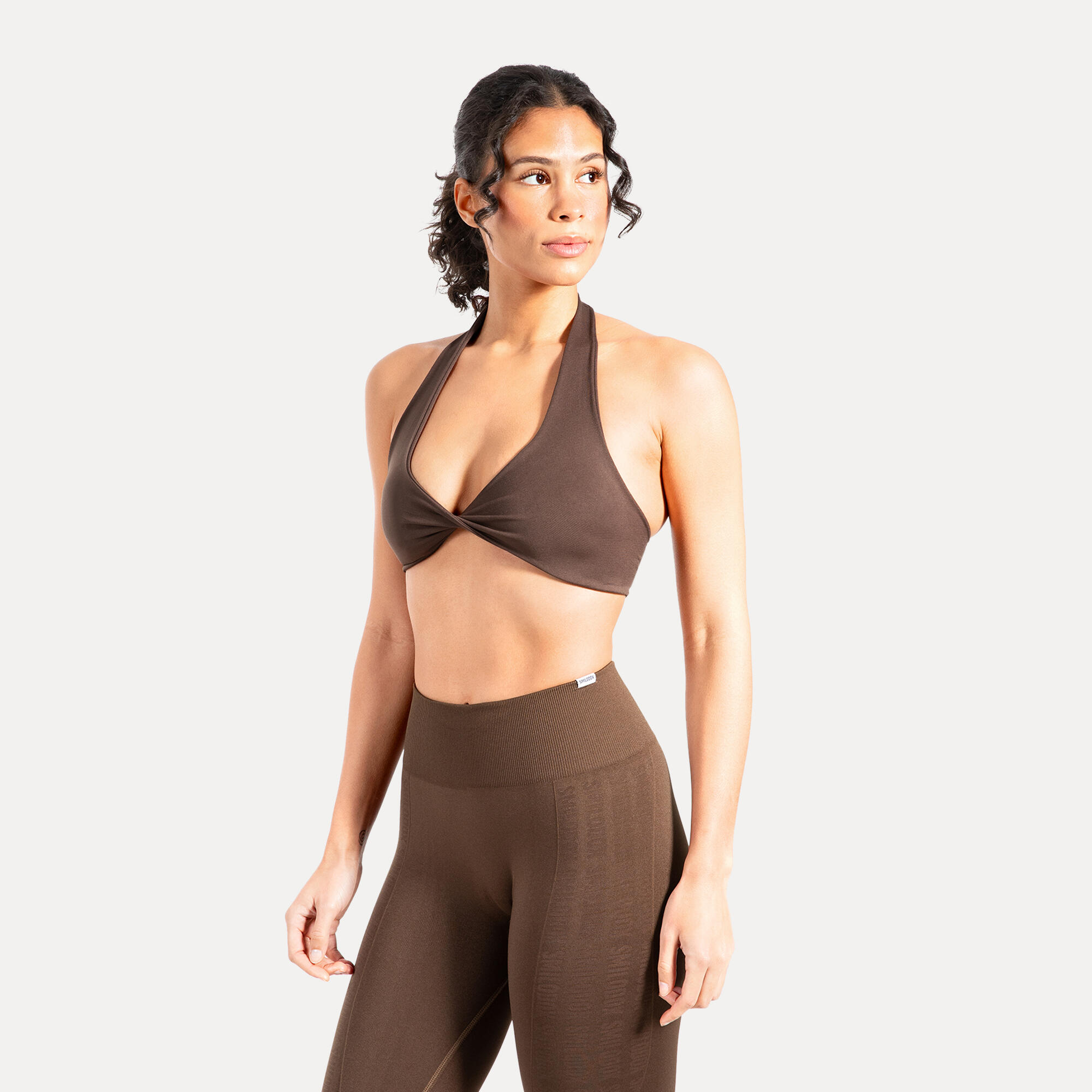 Damen Sport BH Myrah Dunkelbraun 2/5