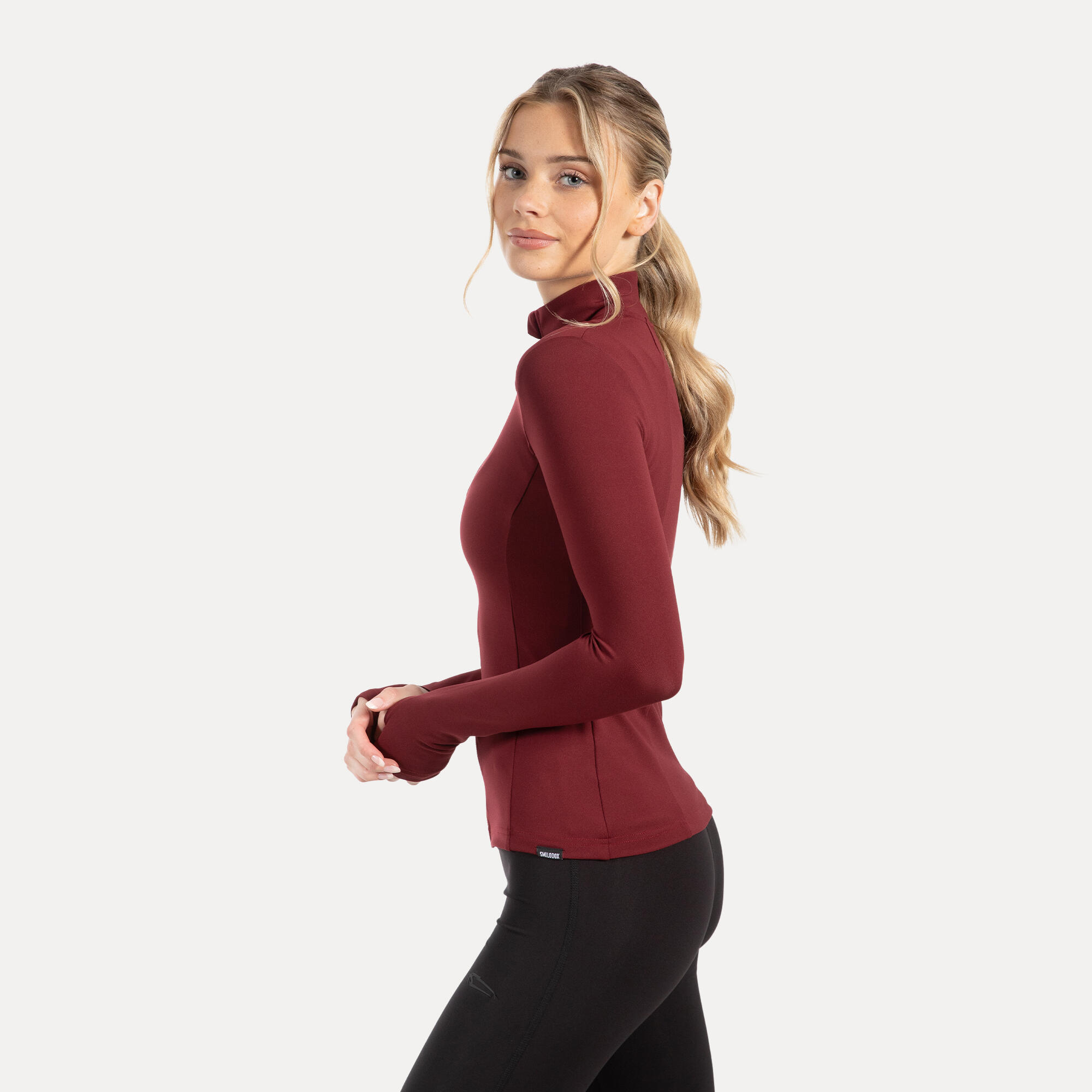 Damen Trainingsjacke Kenna Gold Bordeaux 2/5