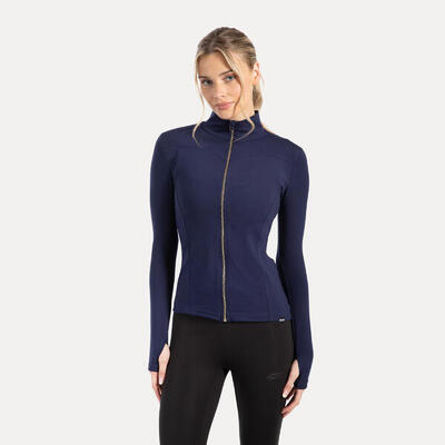 Damen Trainingsjacke Kenna Gold Blau