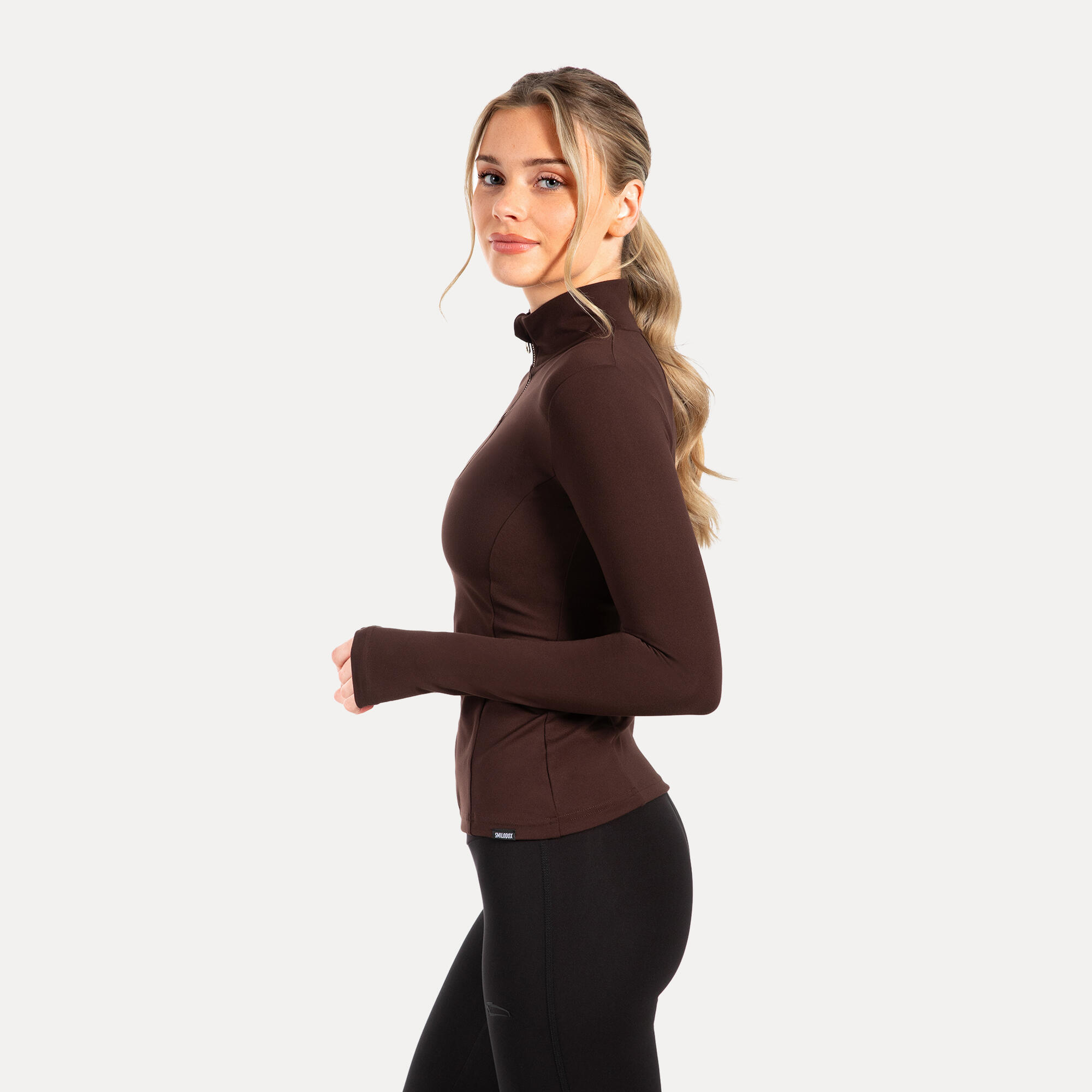 Damen Trainingsjacke Kenna Gold Braun 2/5