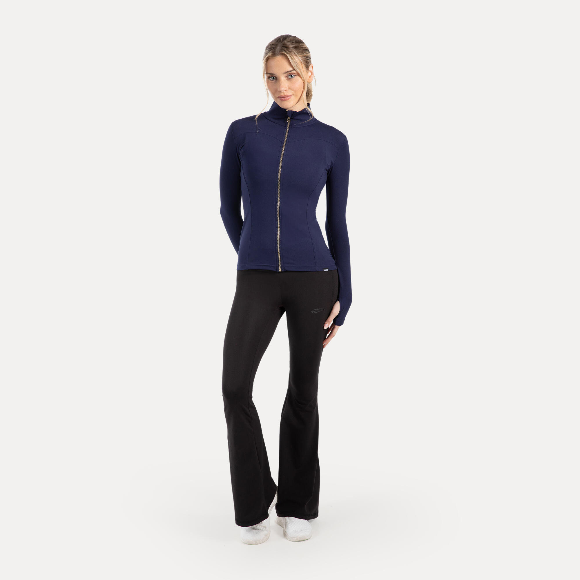 Damen Trainingsjacke Kenna Gold Blau 3/5