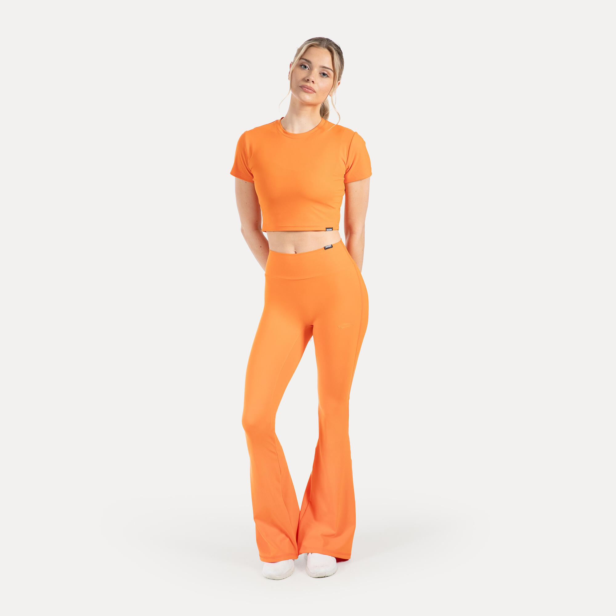 Damen Crop Shirt Kenna Orange 3/5