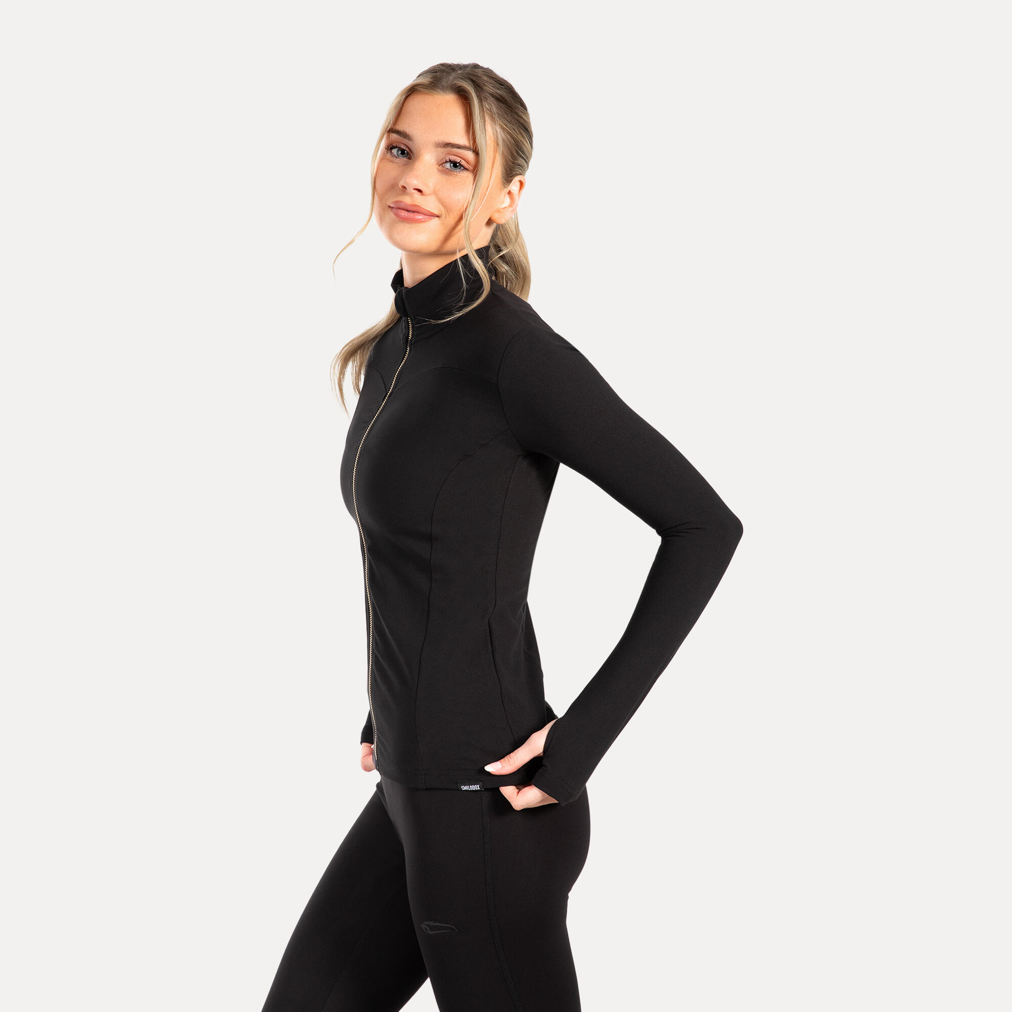 Damen Trainingsjacke Kenna Gold Schwarz 2/5