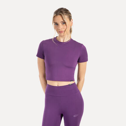 Damen Crop Shirt Kenna Orange