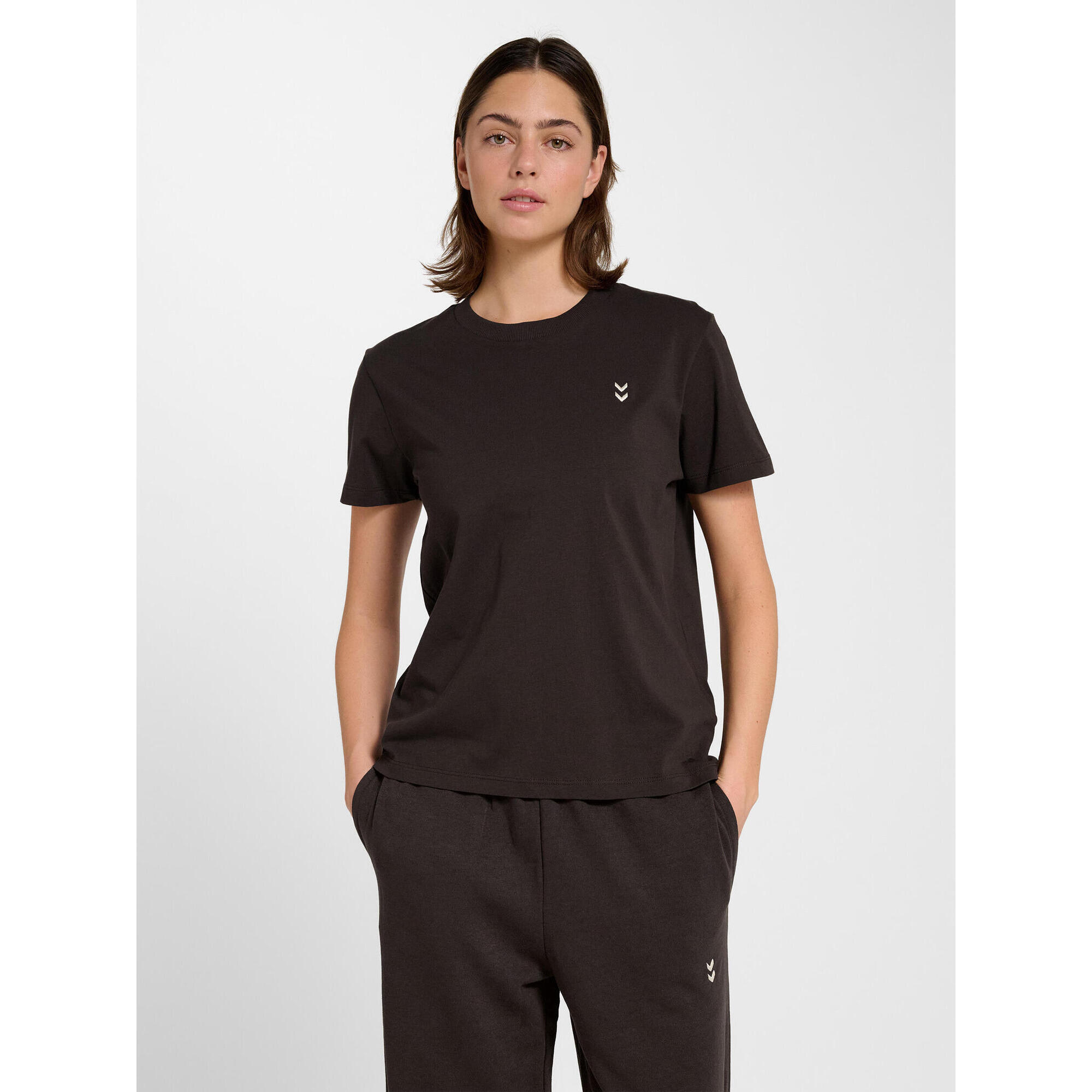 Hummel - Enfiler T-shirt Hmlpulse Entraînement Femme Hummel - T-shirt Manches Courtes - Marron - Decathlon