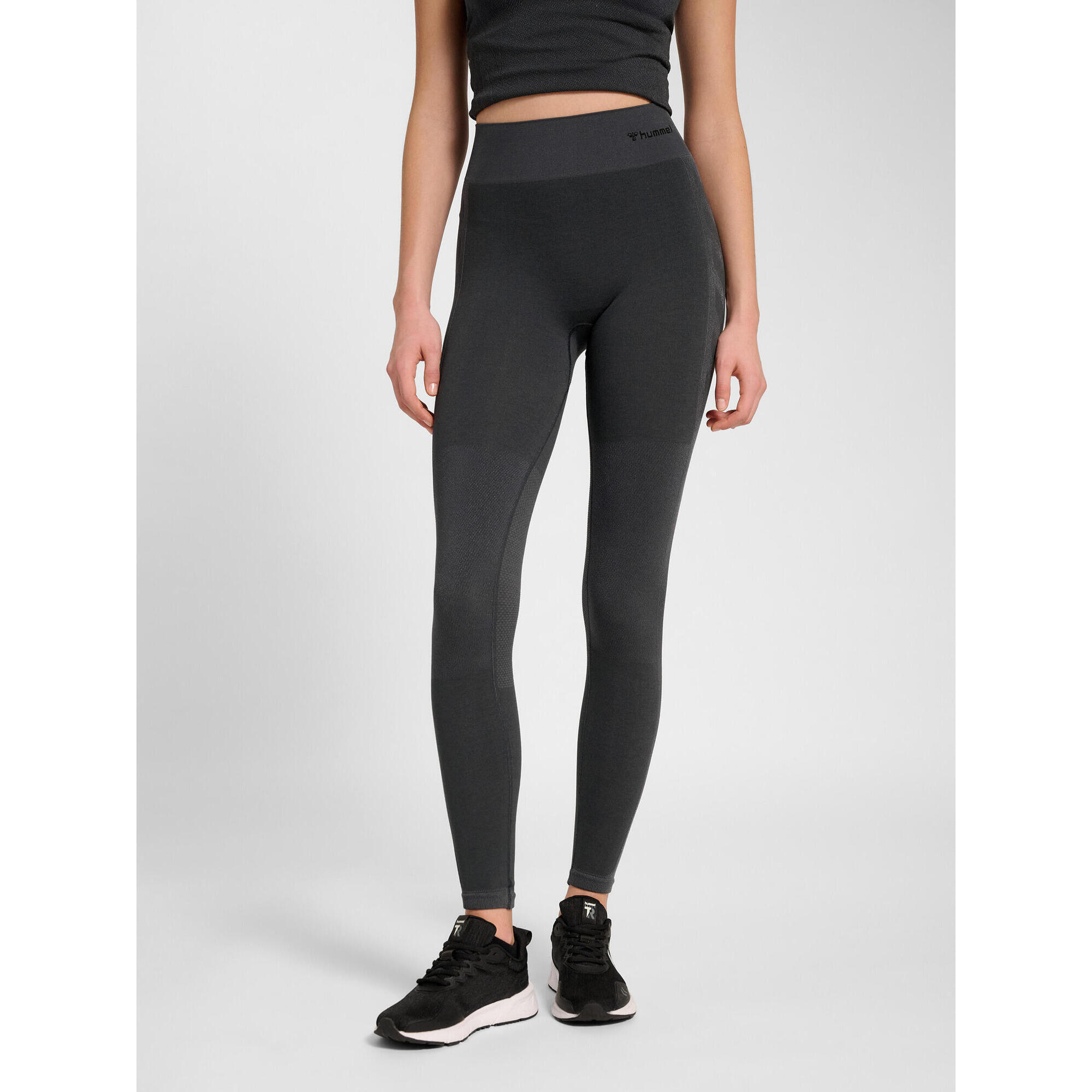 Hummel - Enfiler Collants Hmlclea Femme Hummel - Pantalons - Gris|marron - Decathlon