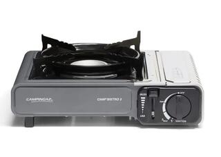 Camp Bistro 3 Portable Camping Gas Stove I Fully adjustable power with integrated Piezo ignition
