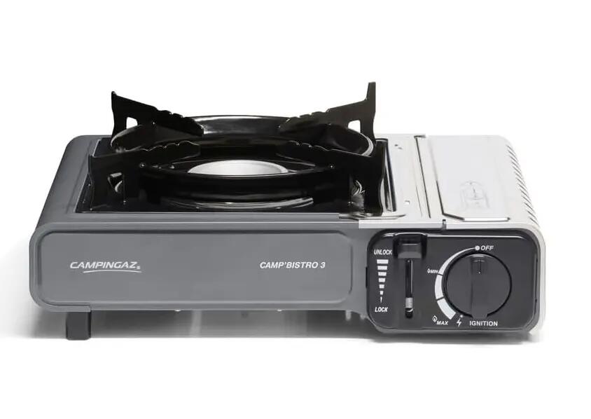 Camp Bistro 3 Portable Camping Gas Stove I Fully adjustable power with integrated Piezo ignition -  1