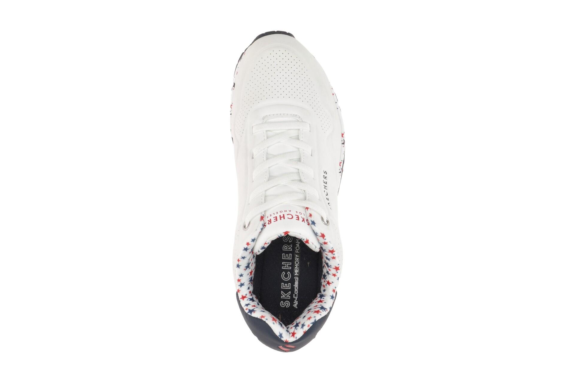 Skechers Damen UNO Free Stryde Sneaker 177008 WRDB Rot 6/7