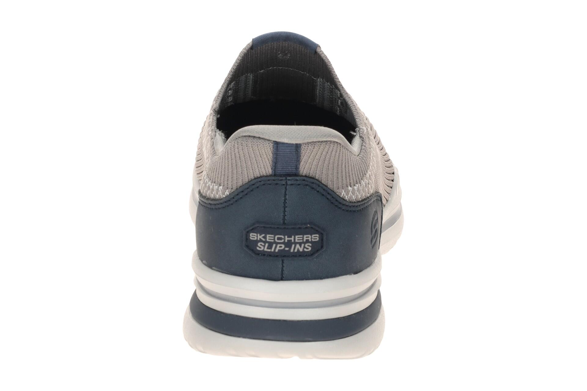 Skechers Herren Slip-ins Relaxed Fit: Norlan - Alonso Sneaker 211207 Grau 5/7