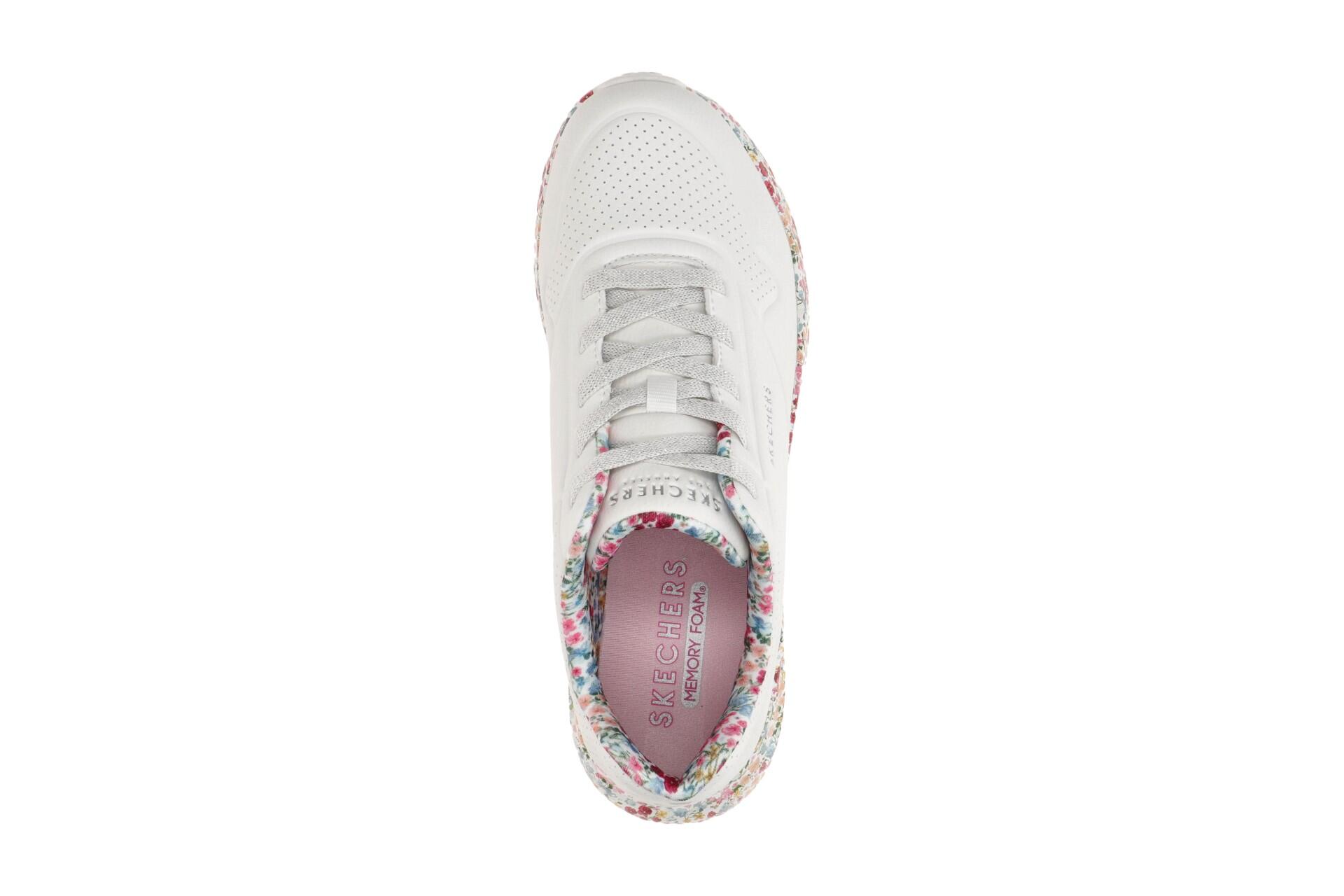 Skechers Damen UNO Lite Subtle Prints Sneaker 177293 WMLT White Multi 6/7