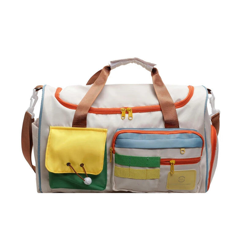 Travel Duffel Bag Off White