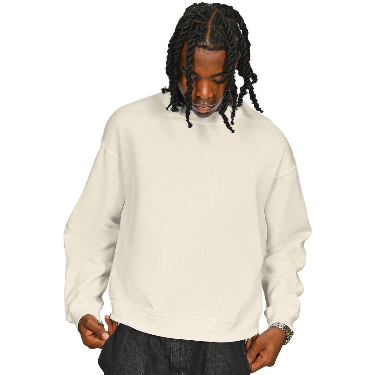 Casual Classics Mens Ringspun Cotton Extended Neckline Oversized Sweatshirt