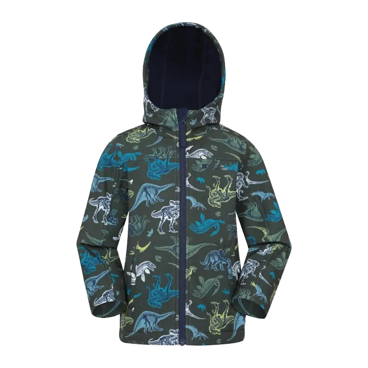 Mountain Warehouse Childrens/Kids Exodus Dinosaurs Water Resistant Soft Shell