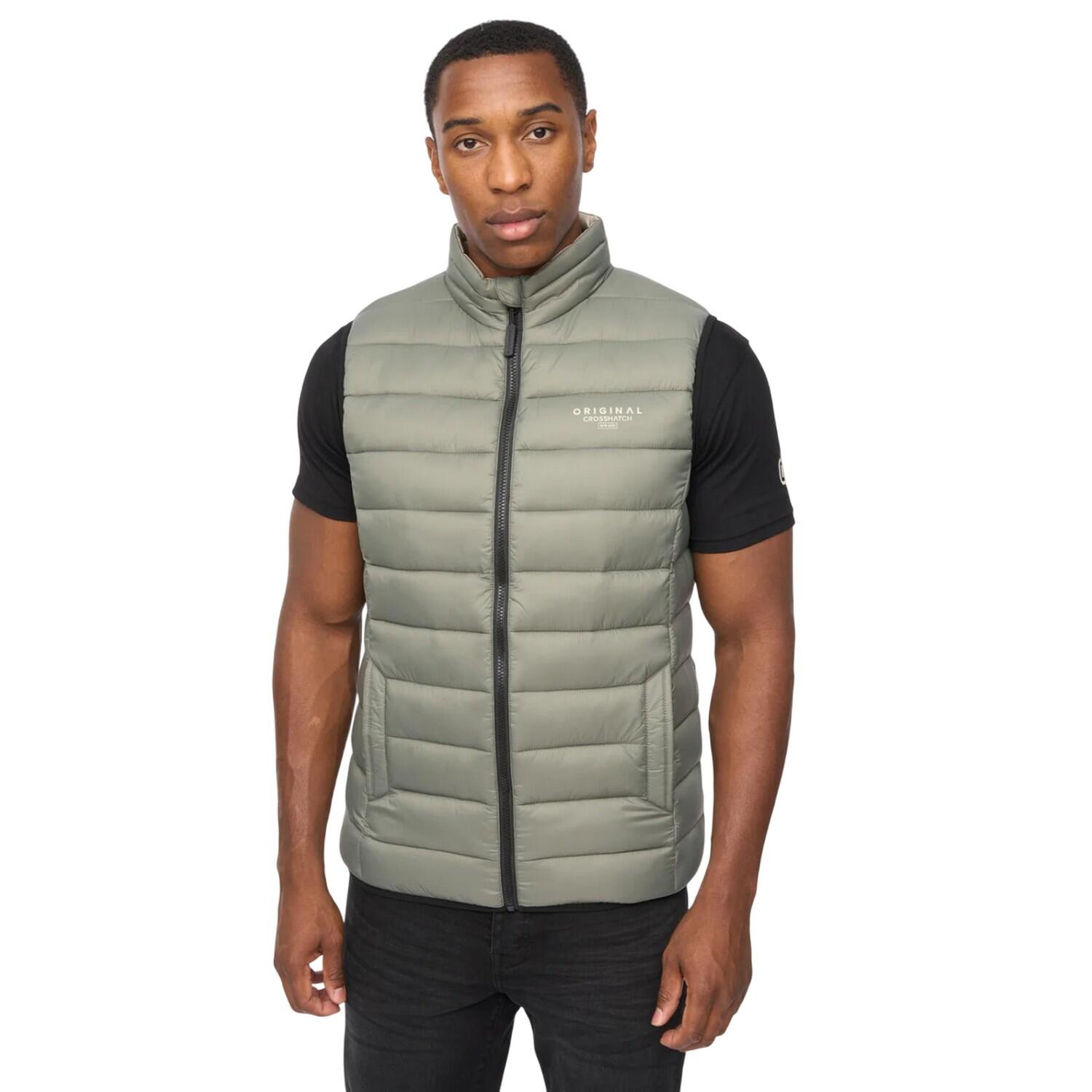 Crosshatch Mens Gattering MVE Quilted Gilet