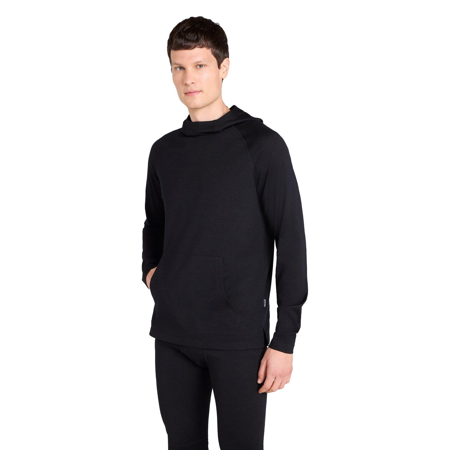 Animal Mens Merino Wool Hoodie