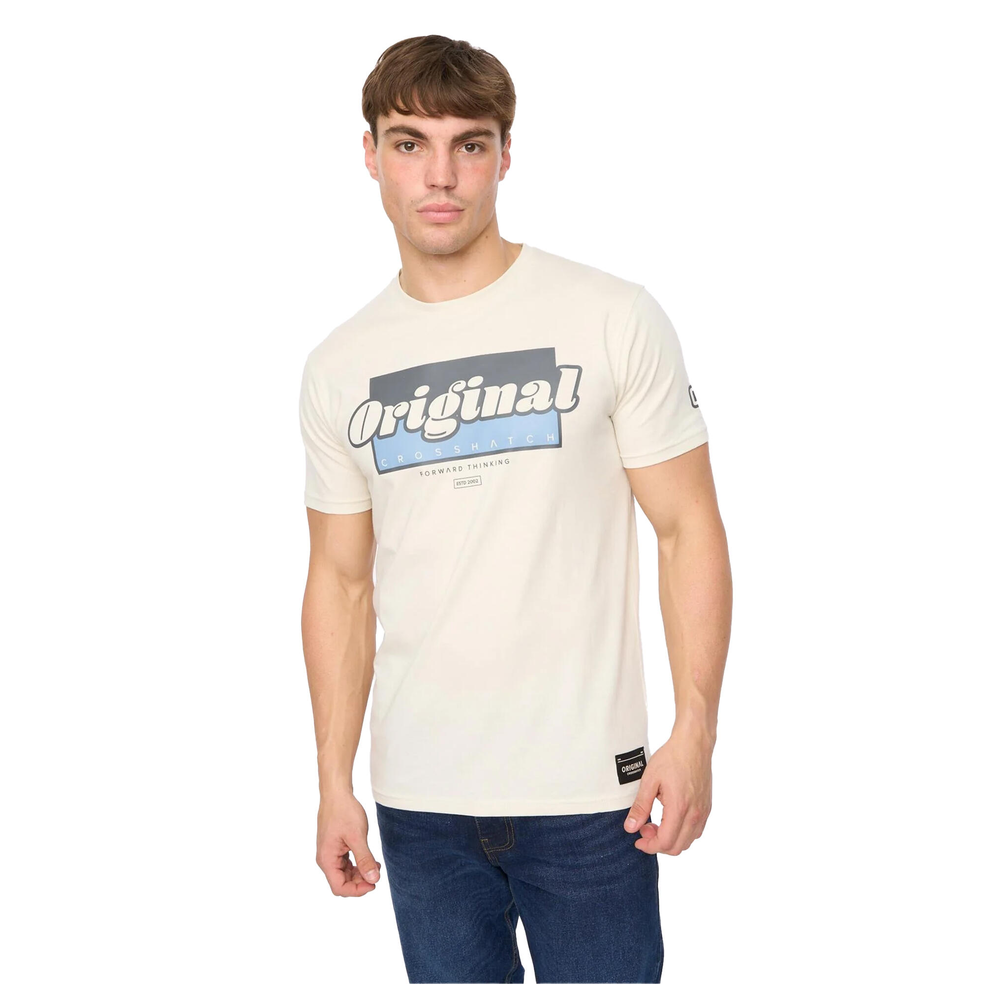 Crosshatch Mens Chevin T-Shirt