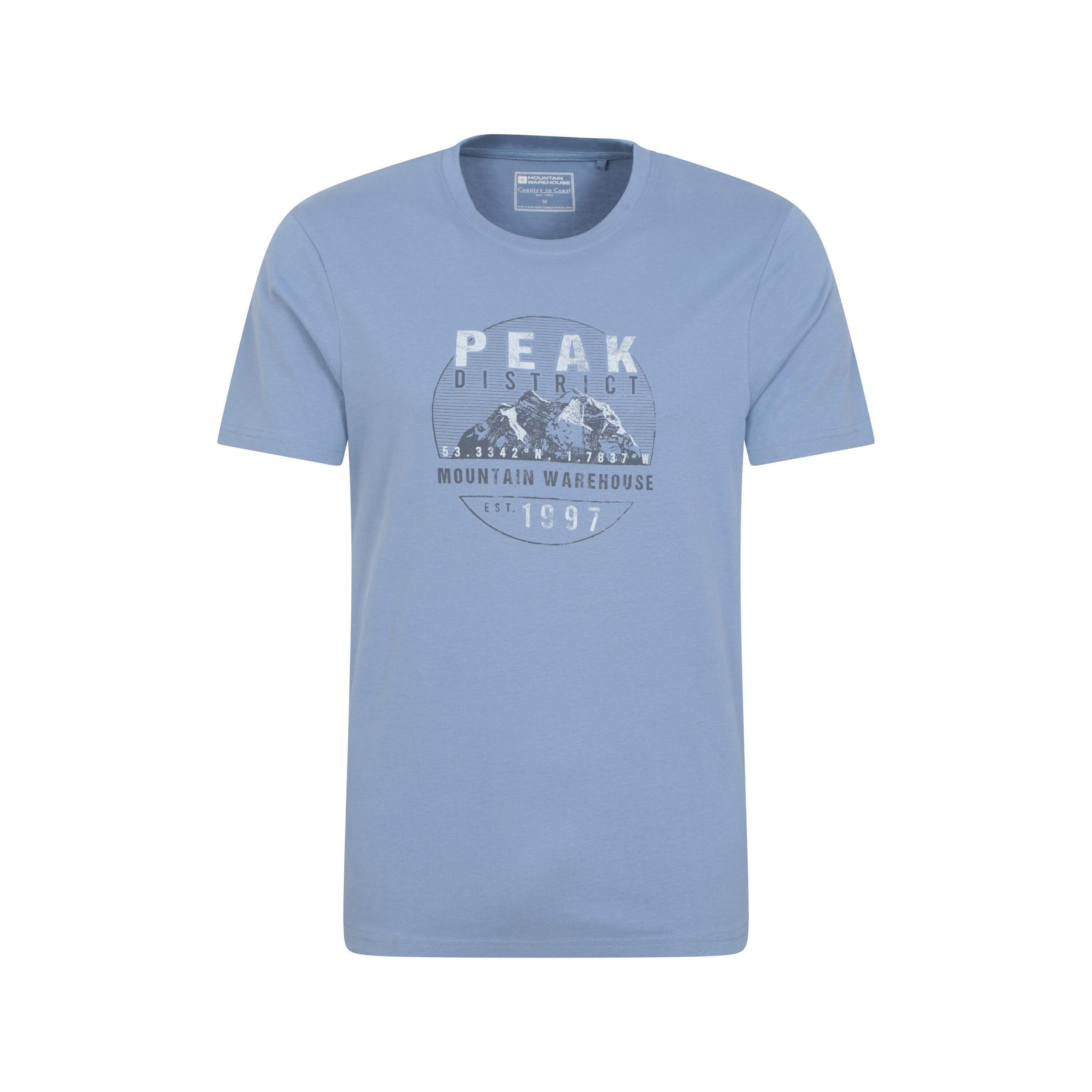 Mountain Warehouse Mens Peak District Short-Sleeved T-Shirt