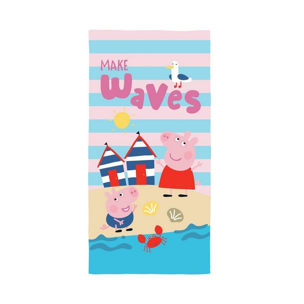 Peppa Pig Make Waves Cotton Beach Towel