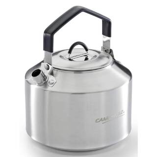 Stainless Steel Camping Kettle – 1.5L Durable Outdoor Kettle with Heat-Resistant Silicone Handle
