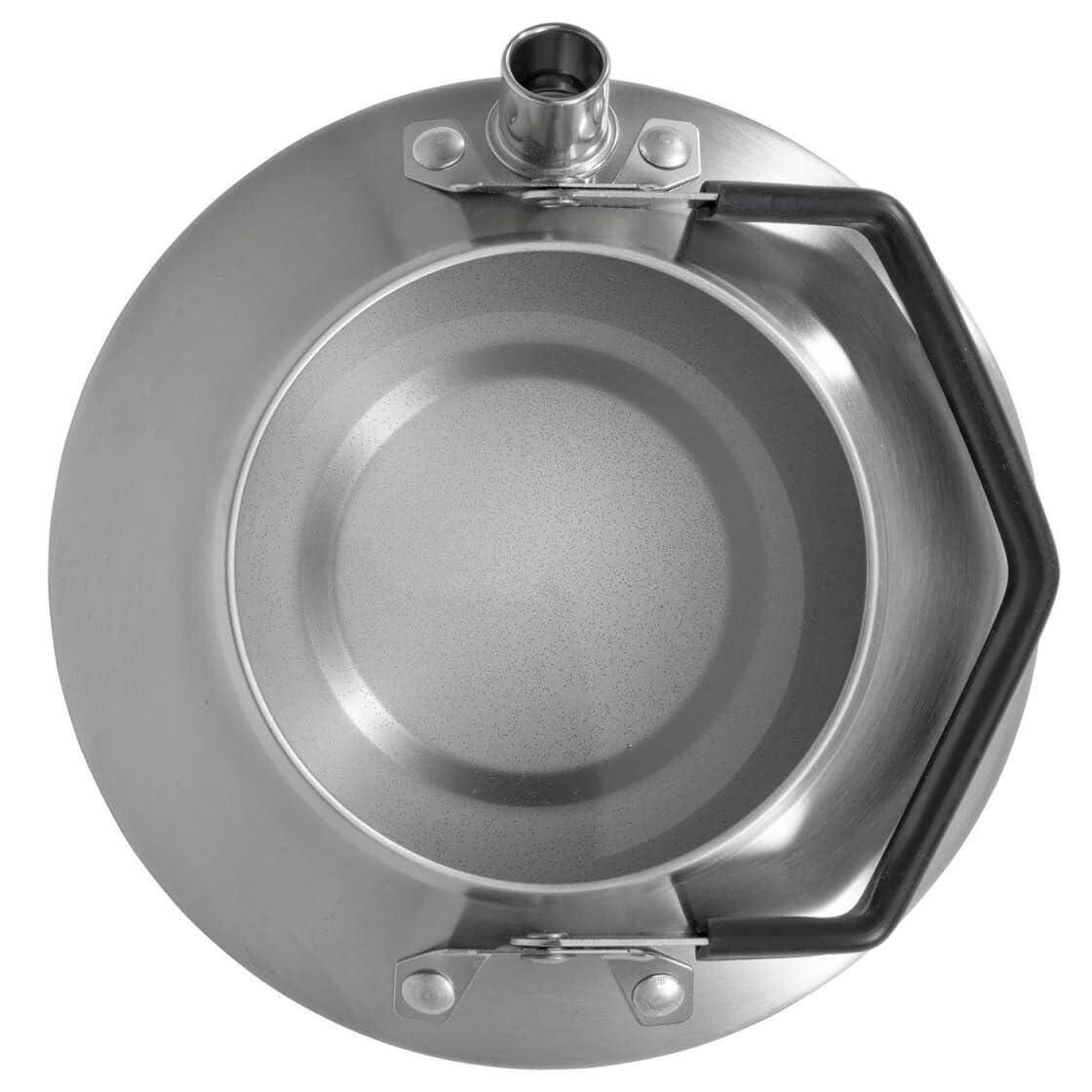Stainless Steel Camping Kettle – 1.5L Durable Outdoor Kettle with Heat-Resistant Silicone Handle -  4