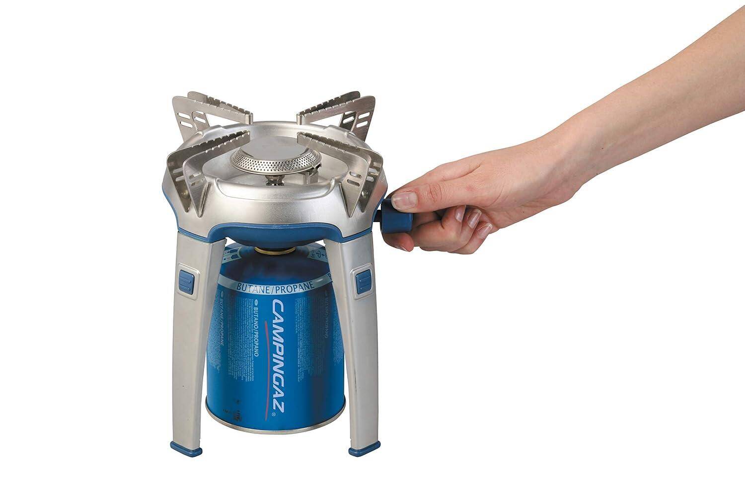 Bivouac Instastart Camping stove with Four Integrated Legs I Piezo ignition for easy lighting without matches -  2