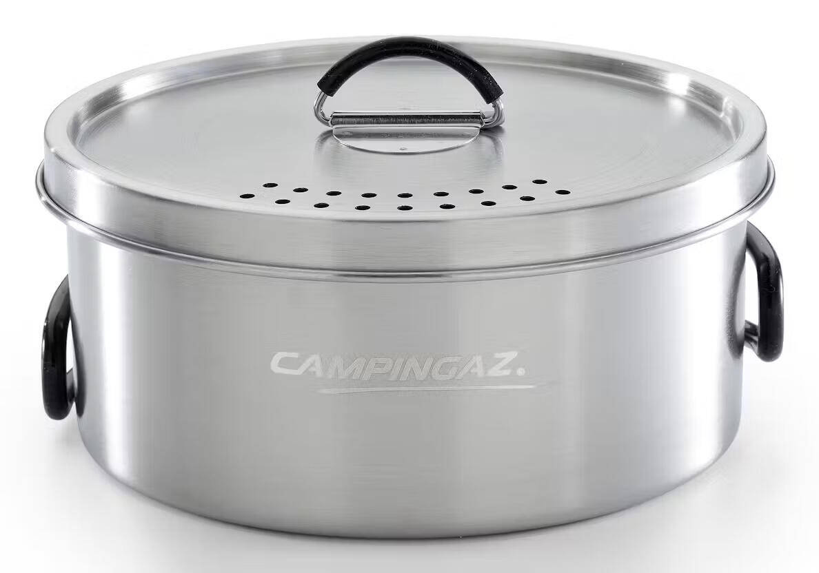 Campingaz Stainless Steel Trekking Cookware Kit – Compact Pot & Pan Set with Silicone Handles for Easy Outdoor Cooking -  3