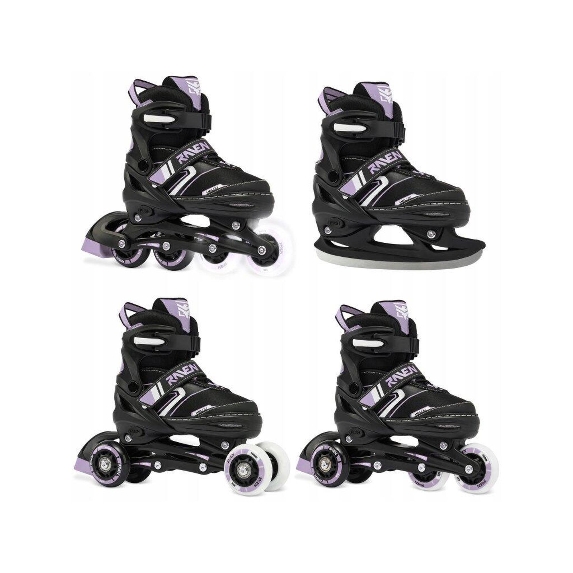 RAVEN Kolečkové brusle 4v1 Raven Helixi