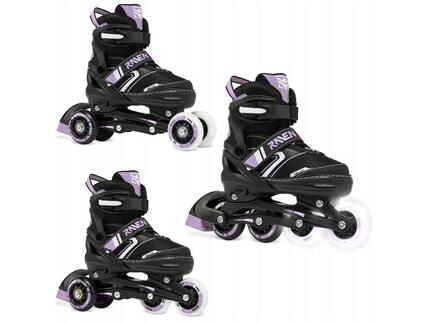 Rolki Wrotki 3w1 Regulowane Raven Helixi Kółka LED