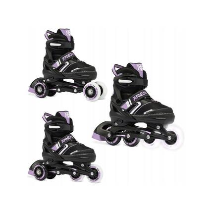 Rolki Wrotki 3w1 Regulowane Raven Helixi Kółka LED