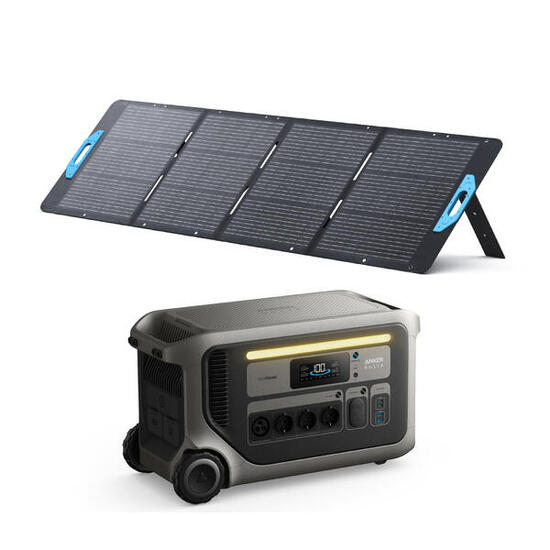 Kit Powerstation Anker SOLIX F3000 mit Solarpanel 400 W (0% MwSt)