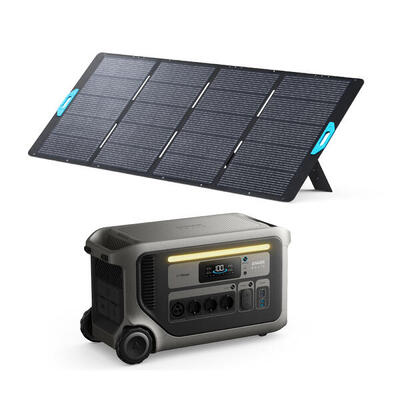 Kit Powerstation Anker SOLIX F3000 mit Solarpanel 200 W (0% MwSt)