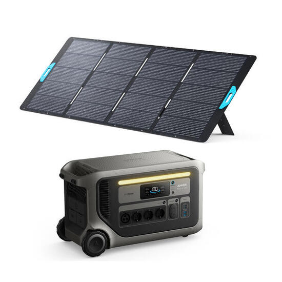Kit Powerstation Anker SOLIX F3000 mit Solarpanel 200 W (0% MwSt)