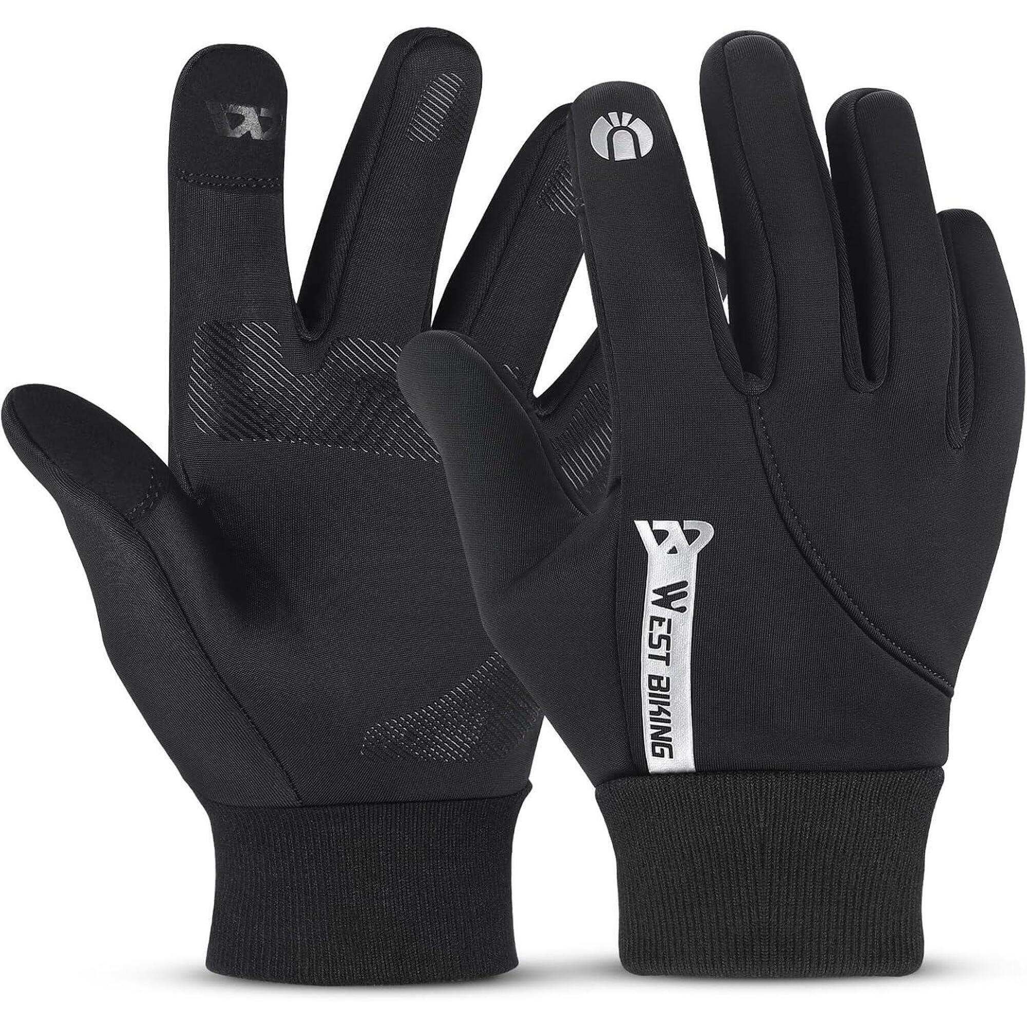 West Biking - Gants De Sport Chauds Et Antidérapants Pour Enfants - Gants - Noir - 44 L - Decathlon