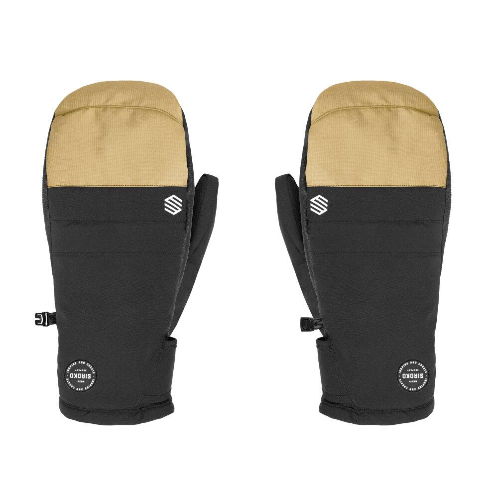 Moufles thermiques snowboard et ski Sports d'hiver Homme et Femme Pitztal Camel 2/7