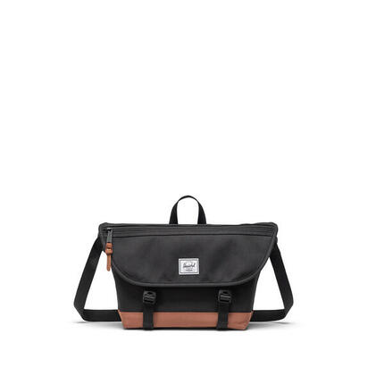 Sac à bandoulière en matières recyclées COVE SMALL 10L UNISEXE Noir camel