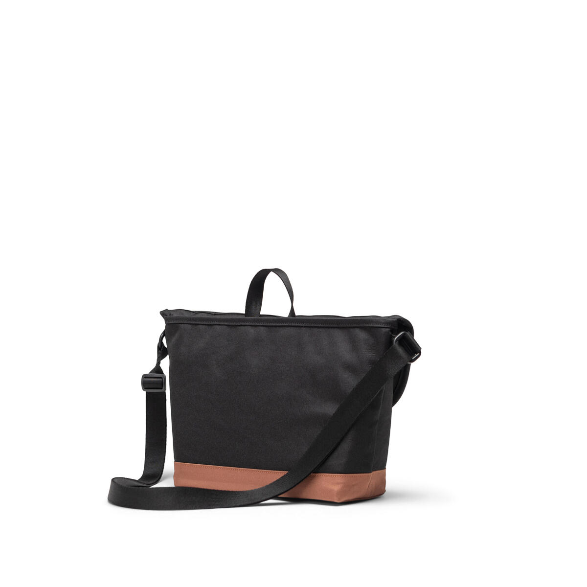 Sac à bandoulière en matières recyclées COVE SMALL 10L UNISEXE Noir camel 3/4