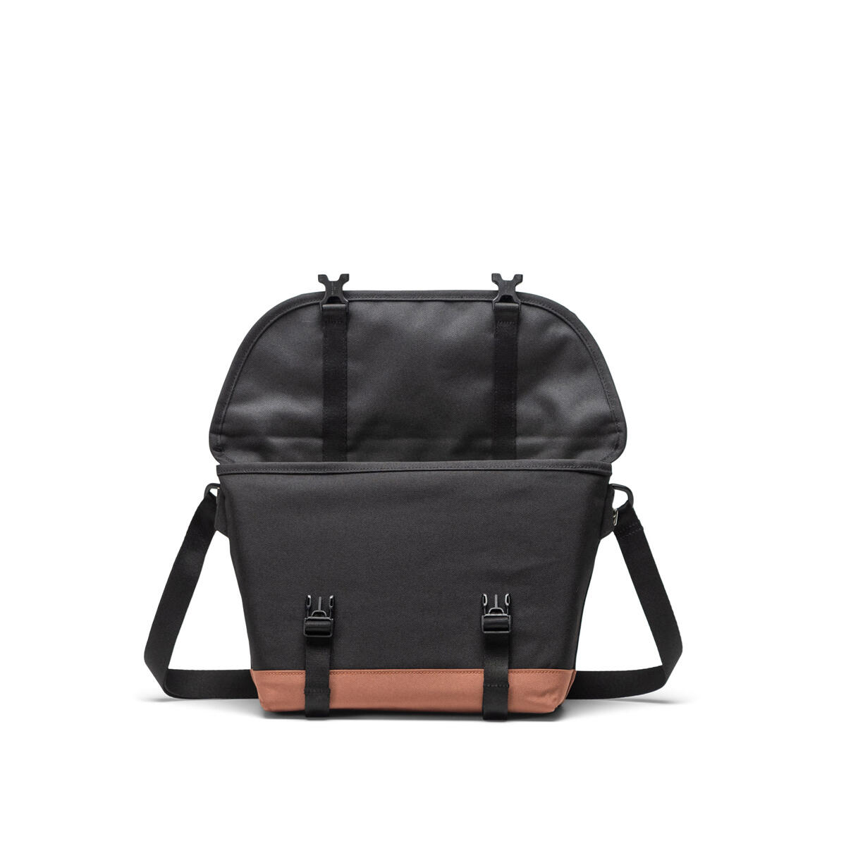 Sac à bandoulière en matières recyclées COVE SMALL 10L UNISEXE Noir camel 4/4