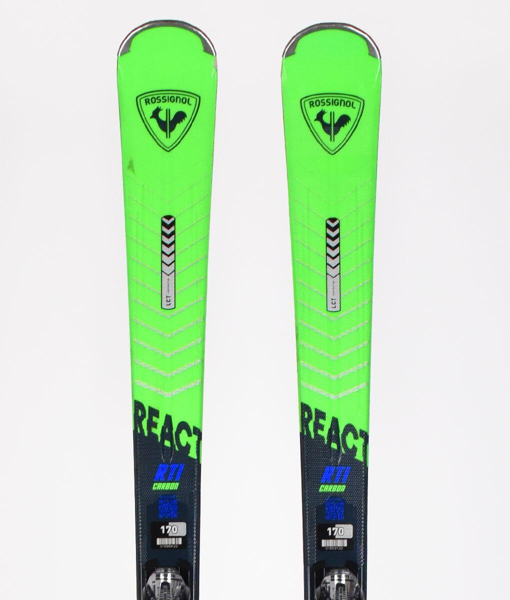 RECONDITIONNE - Ski TEst Rossignol React RTi Carbon - TRES BON 1/3
