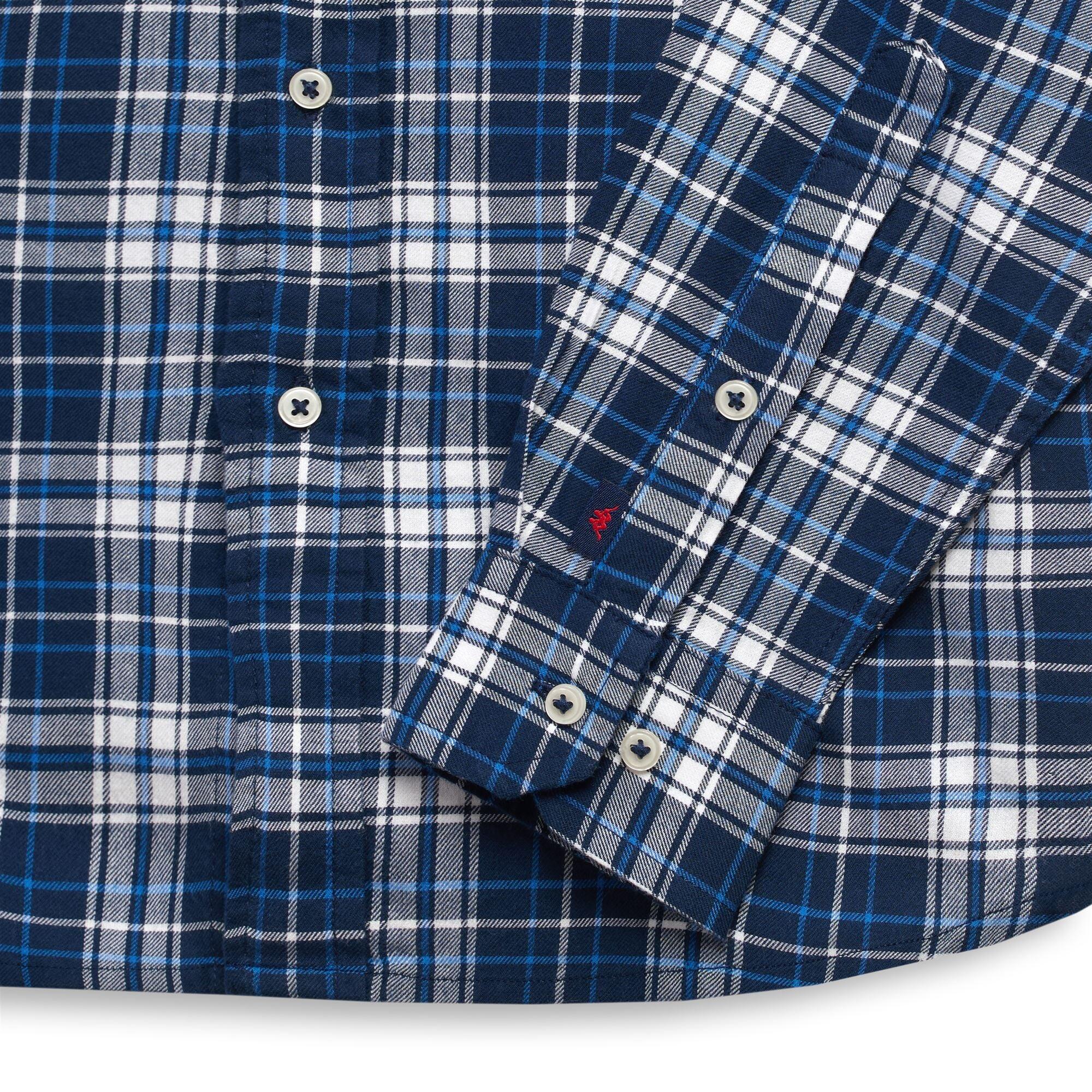 Camicia da uomo in cotone blu da lifestyle 3/3