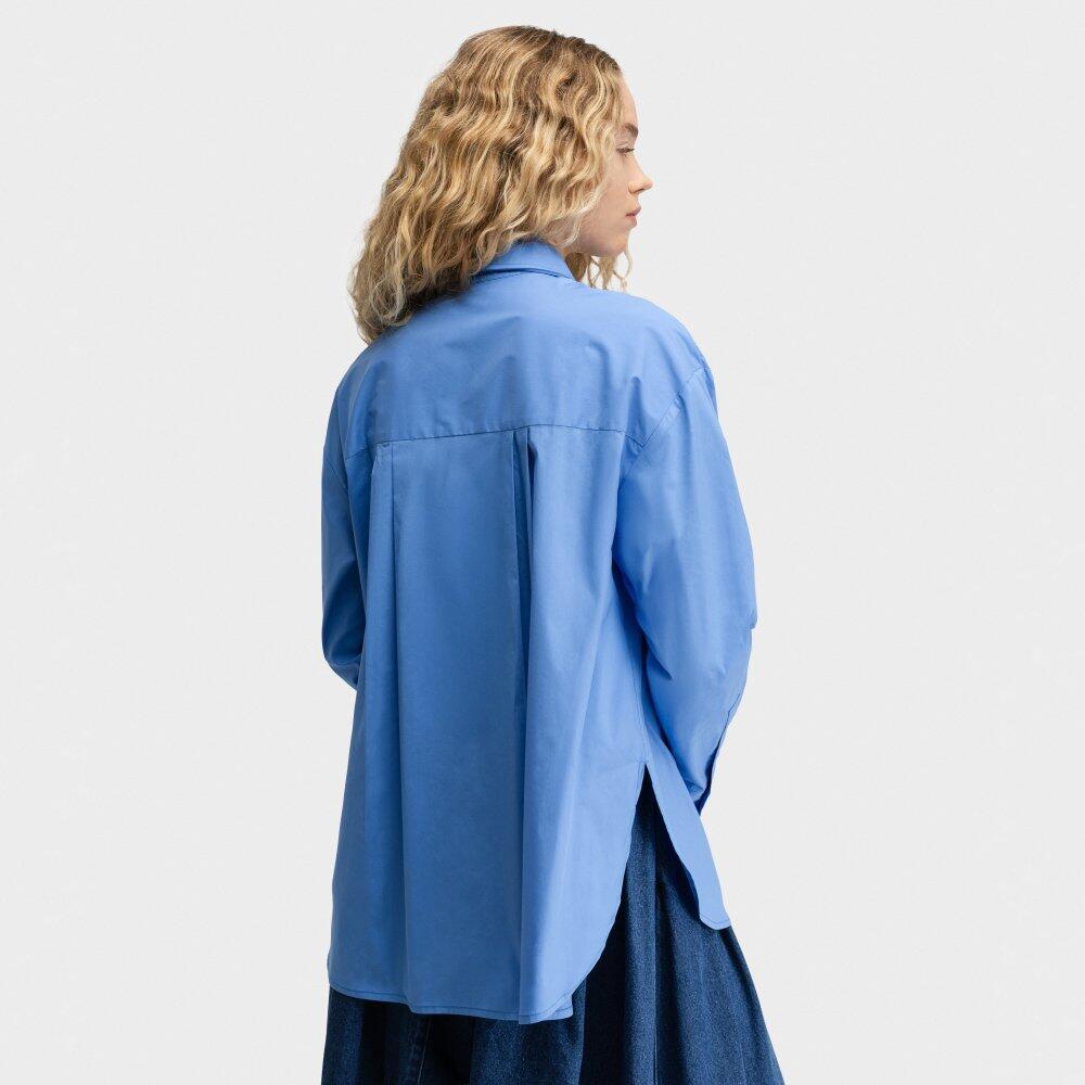 Chemise oversize à manches longues femme Marlene-W Blue Bleu 6/7