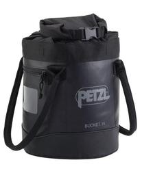 Sac auto-portant Petzl BUCKET 15 L bâche TPU noir étanche 45 m corde 11 mm